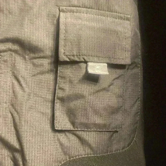 Mens NordiacTrack fleece lined jacket with adjustable hood front zipper size LG - Picture 7 of 16